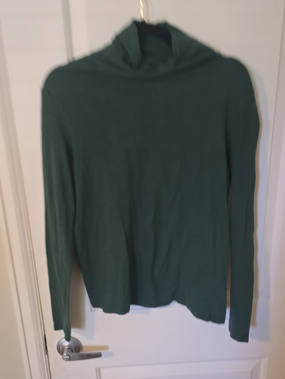 Pact Forest Green Turtleneck Sweater